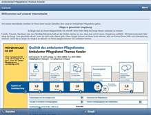 Tablet Screenshot of pflegedienst-limburg.de